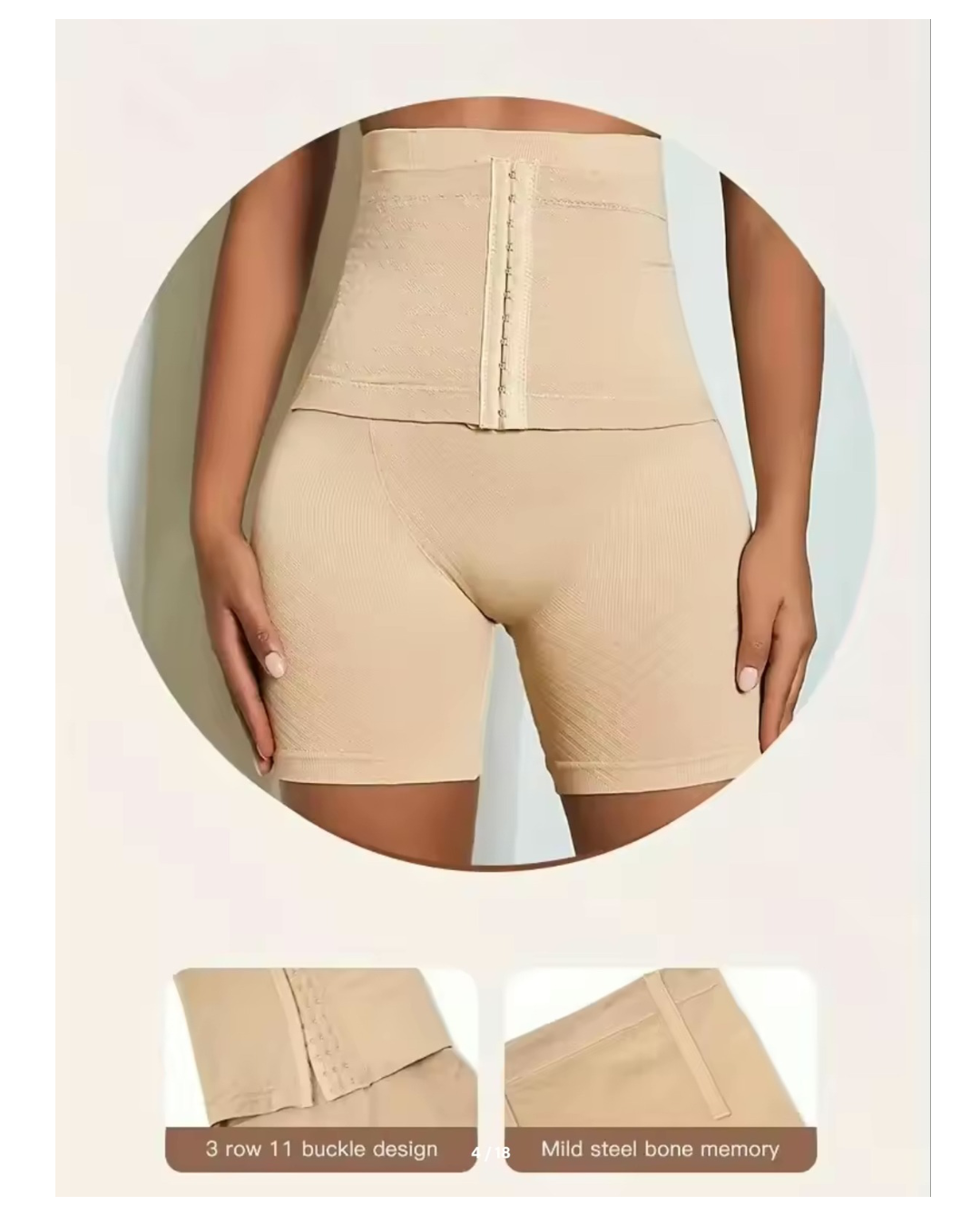 Faja Reductora Moldeadora Doble Press