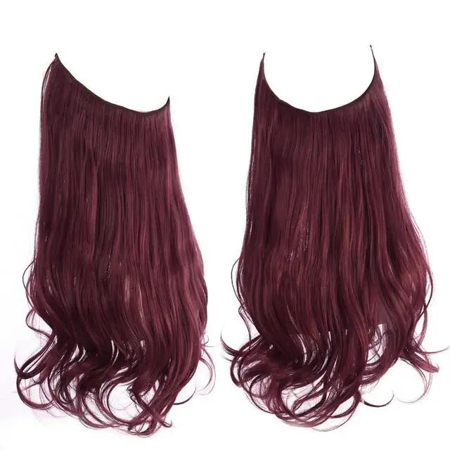 Extensiones Cortina babylight Hilo Invisible 55 cm Largo (150gr) Cabello 100% Similar al Cabello Natural 🥇
