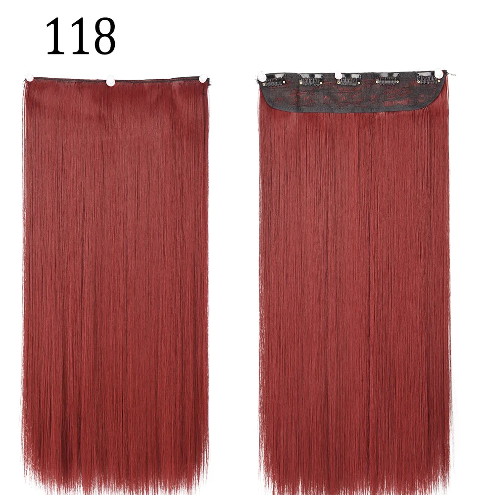Cyber 2X1 ๐๏ธ EXTENSIONES CORTINA 5 Clip 55 cm Largo CABELLO 100% Similar al Cabello Natural ๐ฅ