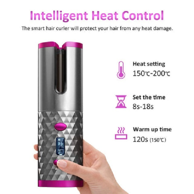 💗 RIZADOR DE PELO AUTOMATICO RECARGABLE 💗