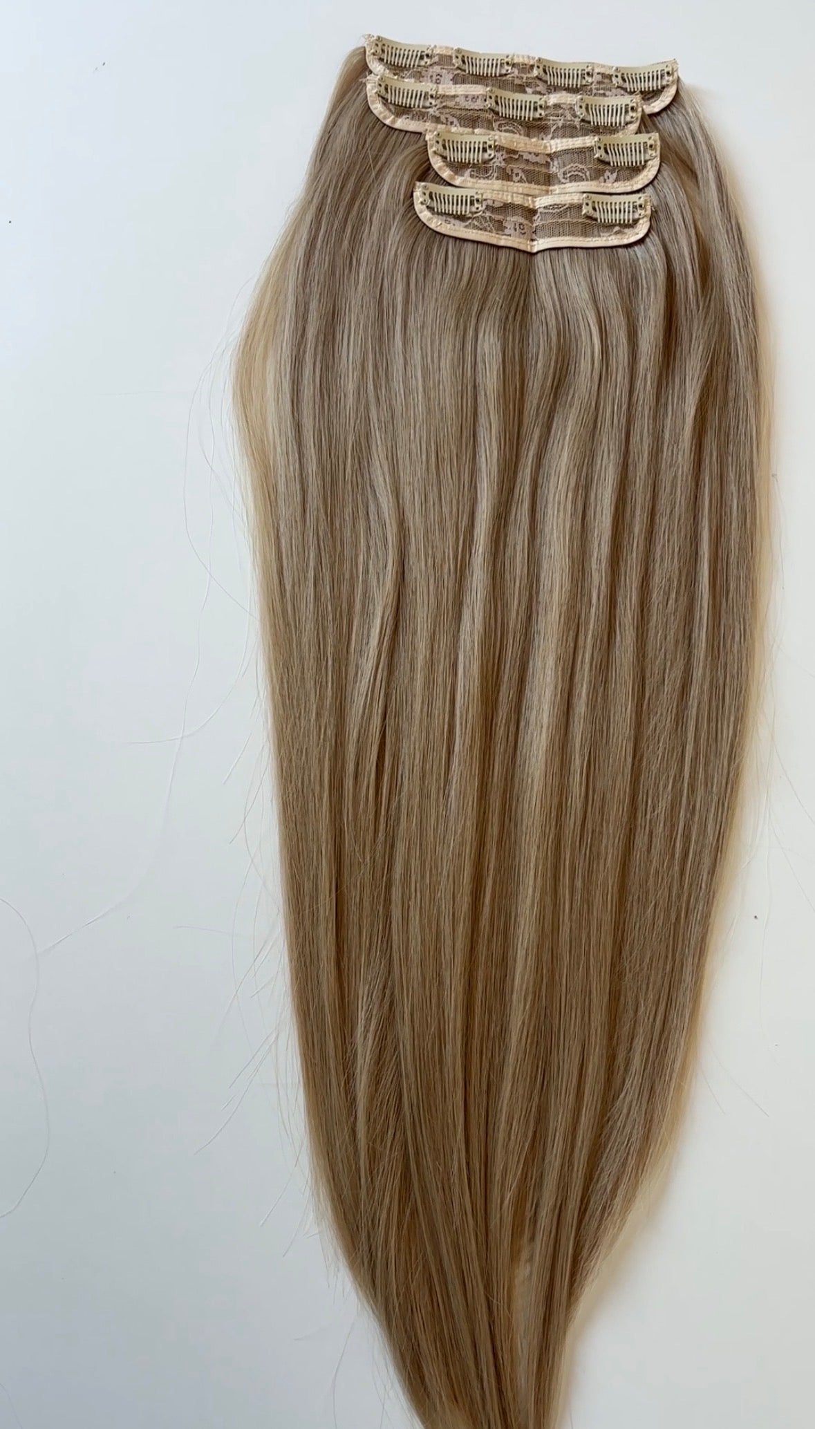 Pack 4 EXTENSIONES CORTINA BALAYAGE 60 cm PREMIUM 🥇 Semi Naturales