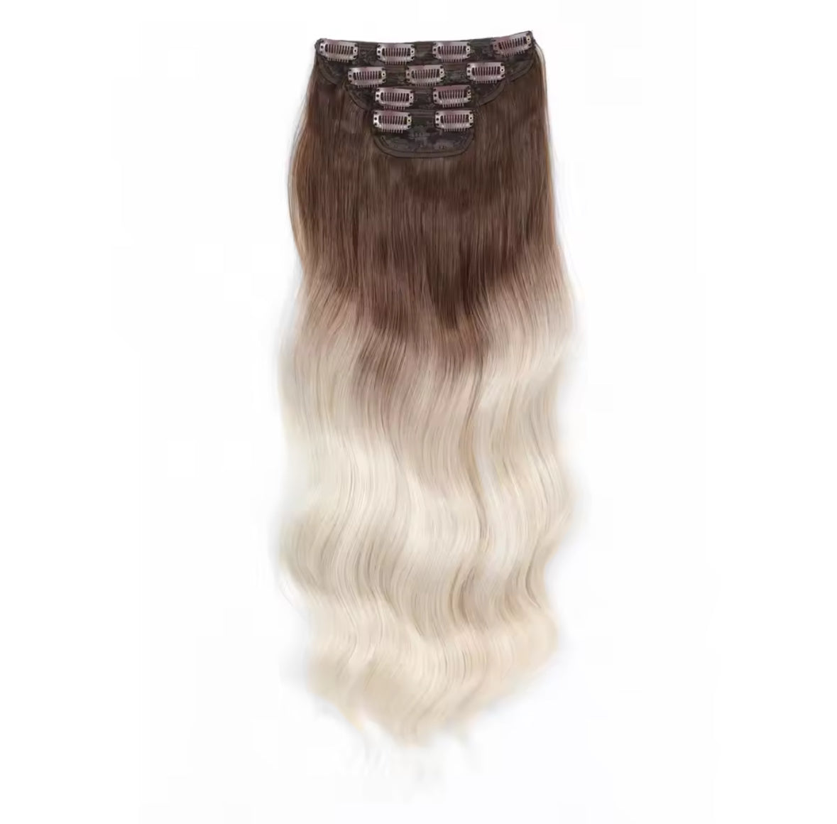 Pack 4 EXTENSIONES CORTINA BALAYAGE 60 cm PREMIUM 🥇 Semi Naturales