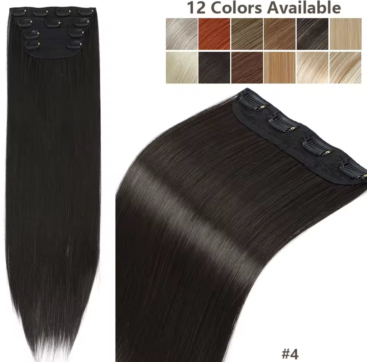 EXTENSIONES POR CAPA 66 cm de largo 100% Similar al Cabello Natural 🥇200 gr
