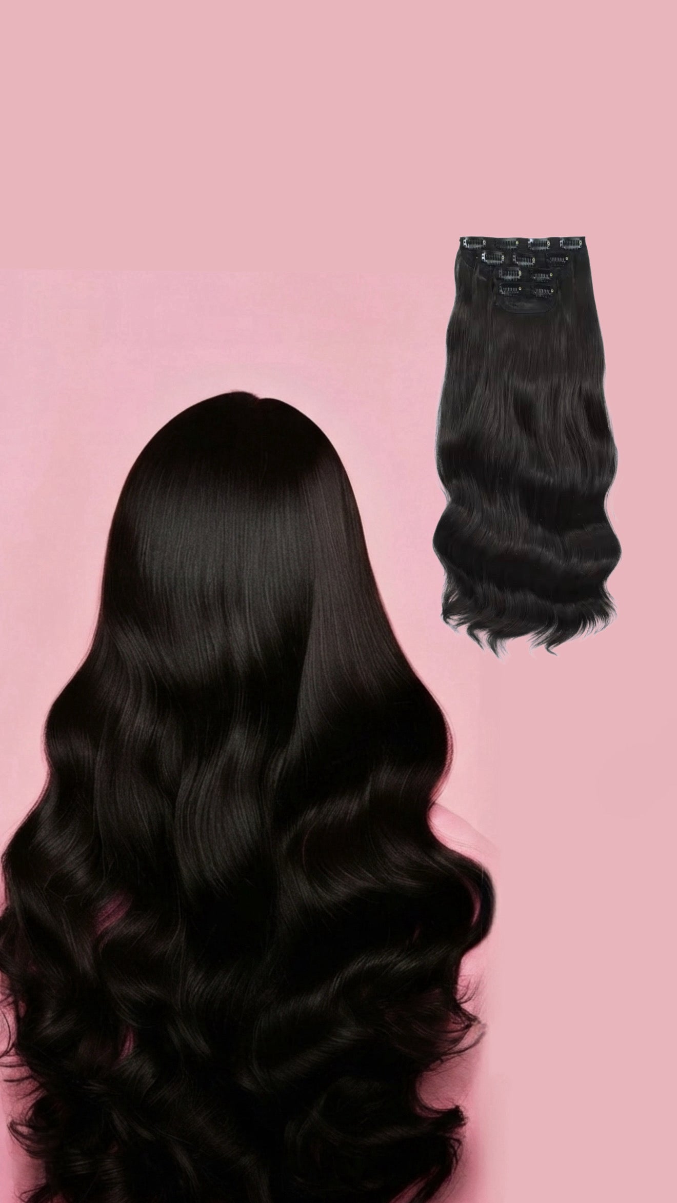 Pack 4 EXTENSIONES CORTINA BALAYAGE 60 cm PREMIUM 🥇 Semi Naturales