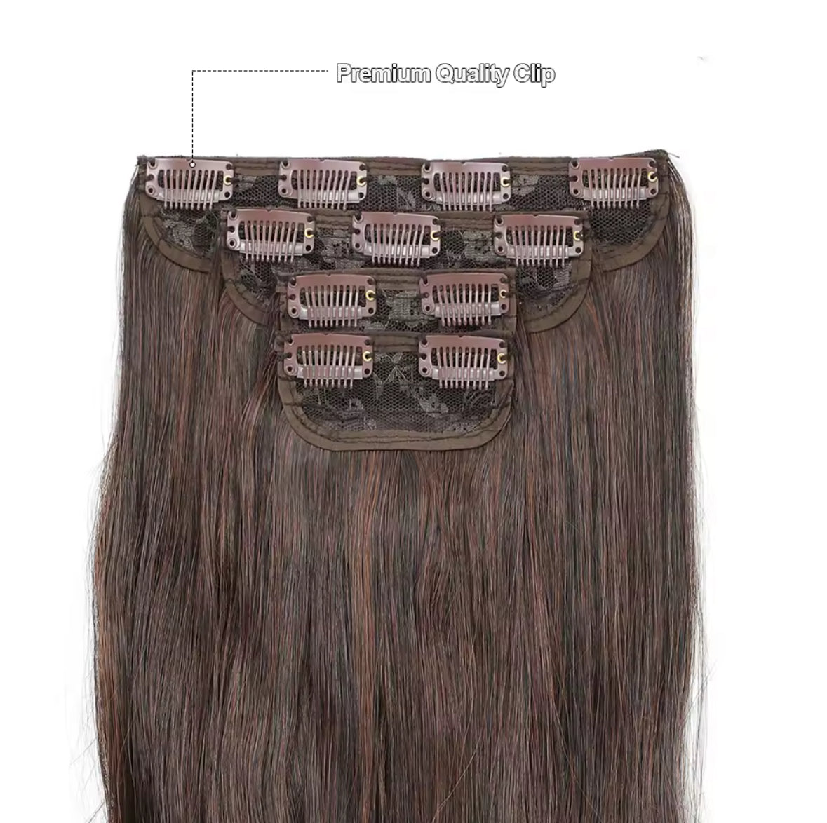 Pack 4 EXTENSIONES CORTINA BALAYAGE 60 cm PREMIUM 🥇 Semi Naturales