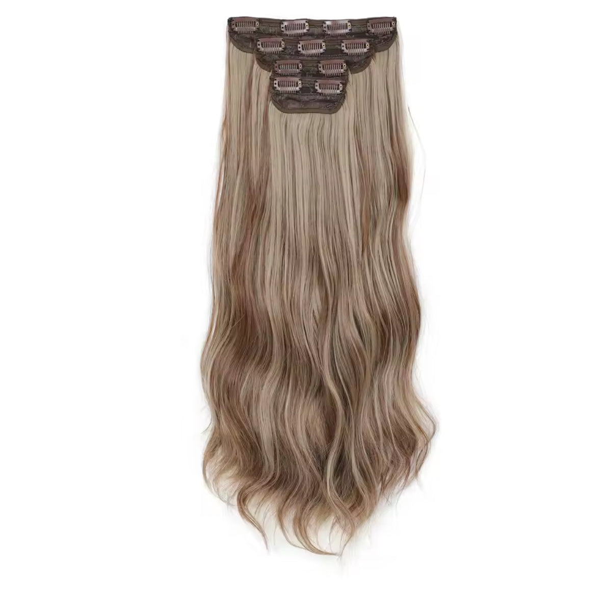 Pack 4 EXTENSIONES CORTINA BALAYAGE 60 cm PREMIUM 🥇 Semi Naturales