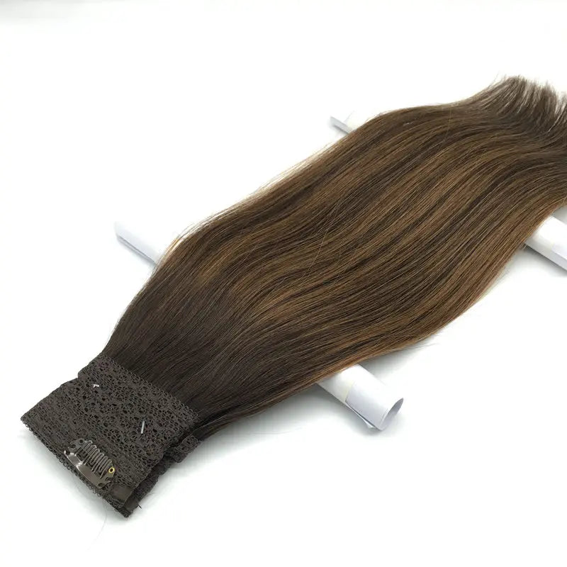 Extensiones de Cabello Natural 100% ©️ Balayage Hilo Invisible