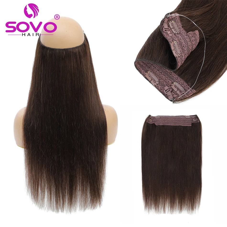 Extensiones HILO INVISIBLE©️ CABELLO NATURAL 100%  (70 CM)