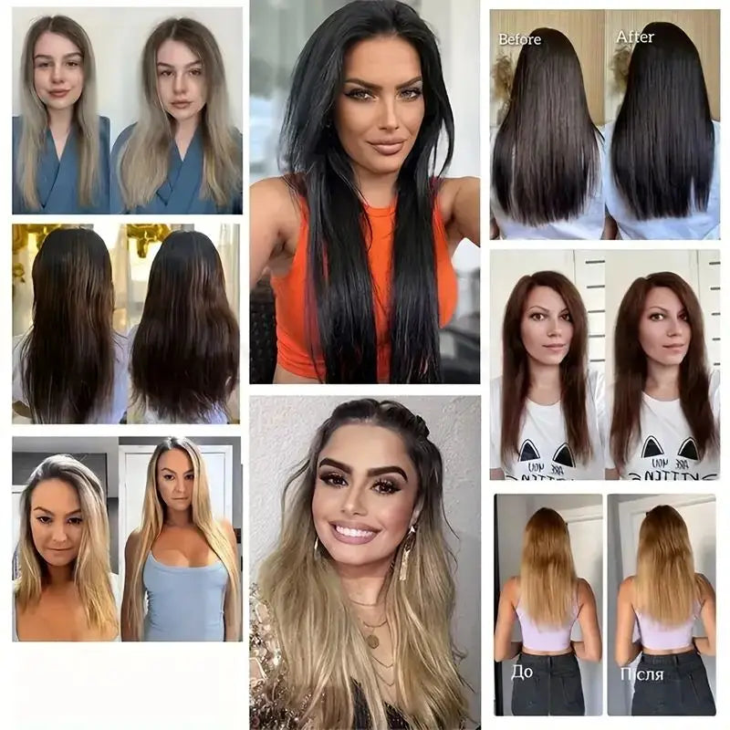 Extensiones HILO INVISIBLE©️ CABELLO NATURAL 100%  (66 CM)