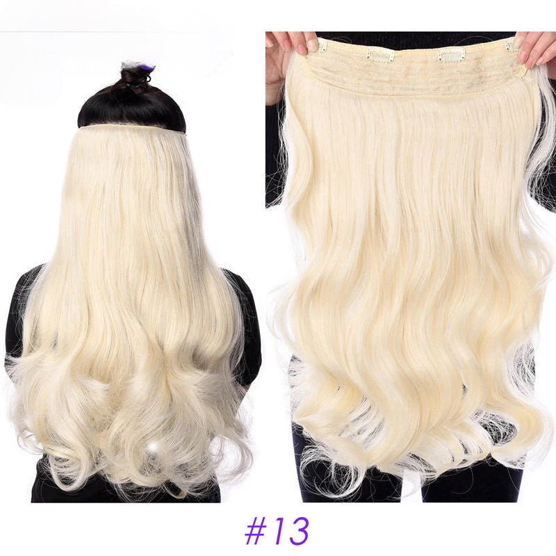 EXTENSIONES MAXI CORTINA 4 clips 60 cm de Largo Cabello 100% Similar al Cabello Natural 🥇 210 gr