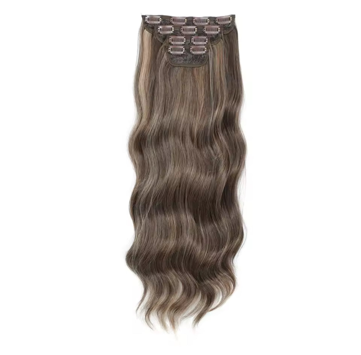 Pack 4 EXTENSIONES CORTINA BALAYAGE 60 cm PREMIUM 🥇 Semi Naturales