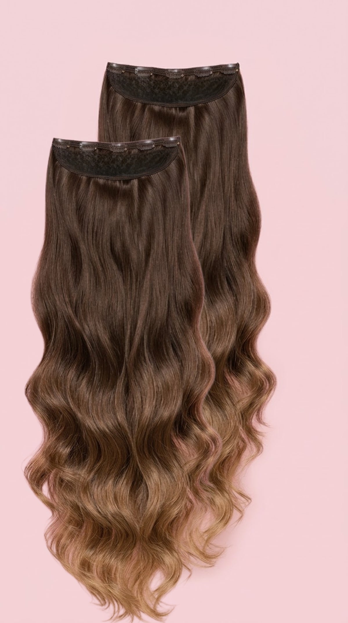 2x1 Cortina 5 clips SIN ENREDOS 70 CM Semi  Natural 🥇