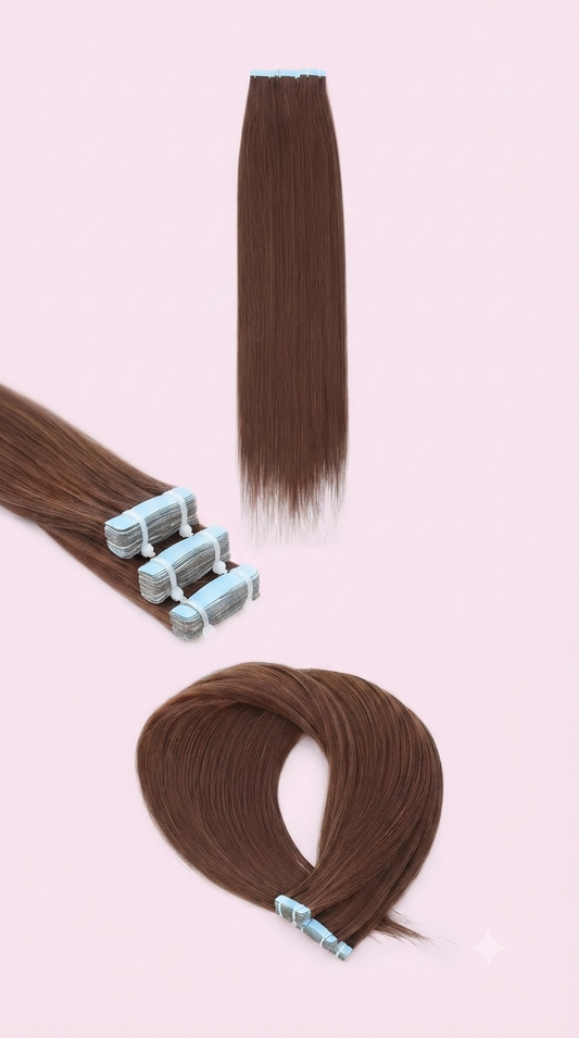 NEW⭐️ PACK 20 PIEZAS EXTENSIONES ADHESIVAS 66 CM CALIDAD PREMIUM🥇  SIMILAR AL NATURAL