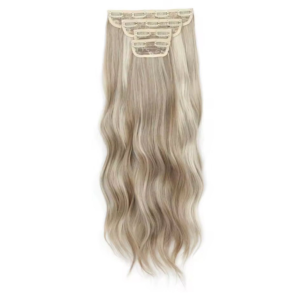 Pack 4 EXTENSIONES CORTINA BALAYAGE 60 cm PREMIUM 🥇 Semi Naturales
