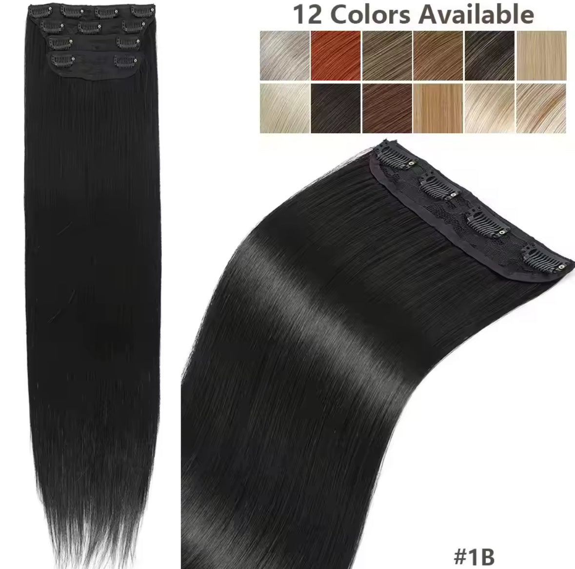 EXTENSIONES POR CAPA 66 cm de largo 100% Similar al Cabello Natural 🥇200 gr