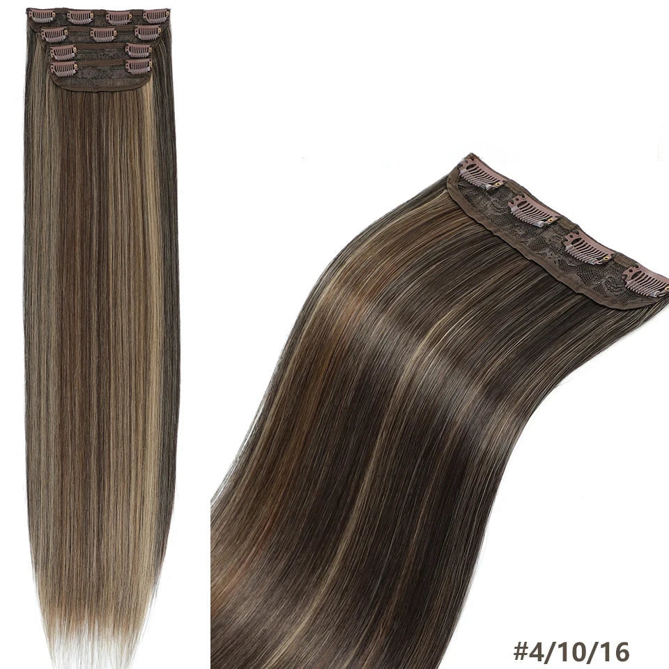 Pack 4 Extensiones SIN ENREDO 66 cm PREMIUM 🥇 Semi Naturales