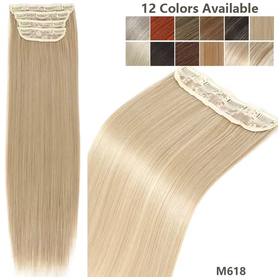 EXTENSIONES POR CAPA 66 cm de largo 100% Similar al Cabello Natural 🥇200 gr