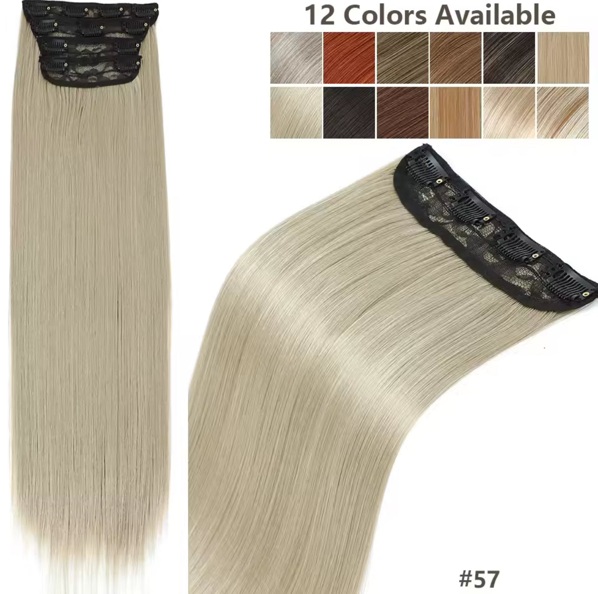 EXTENSIONES POR CAPA 66 cm de largo 100% Similar al Cabello Natural 🥇200 gr