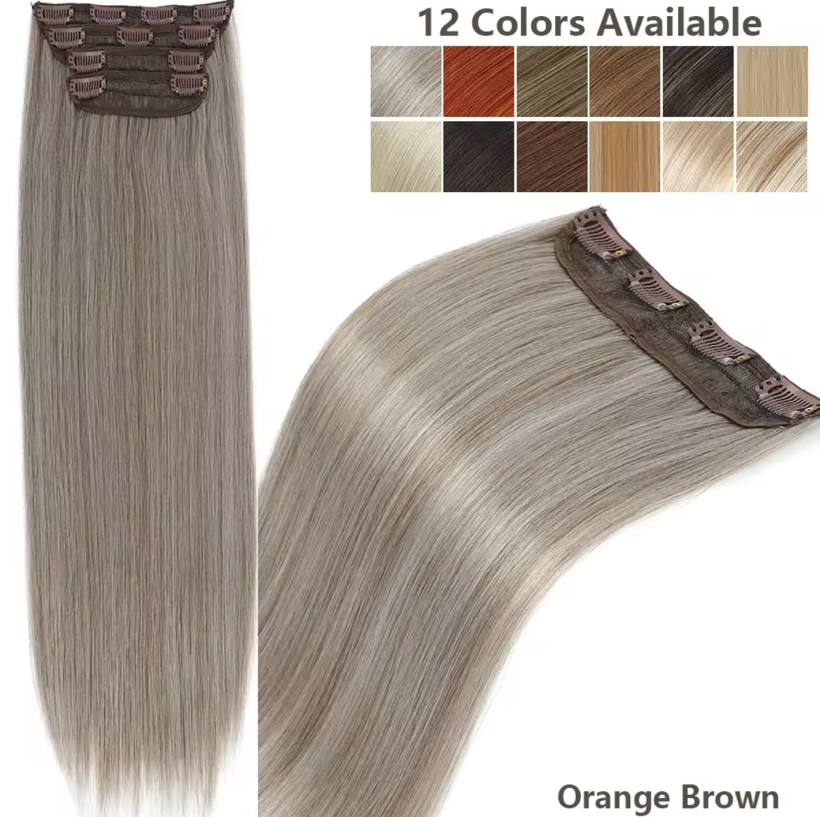 EXTENSIONES POR CAPA 66 cm de largo 100% Similar al Cabello Natural 🥇200 gr