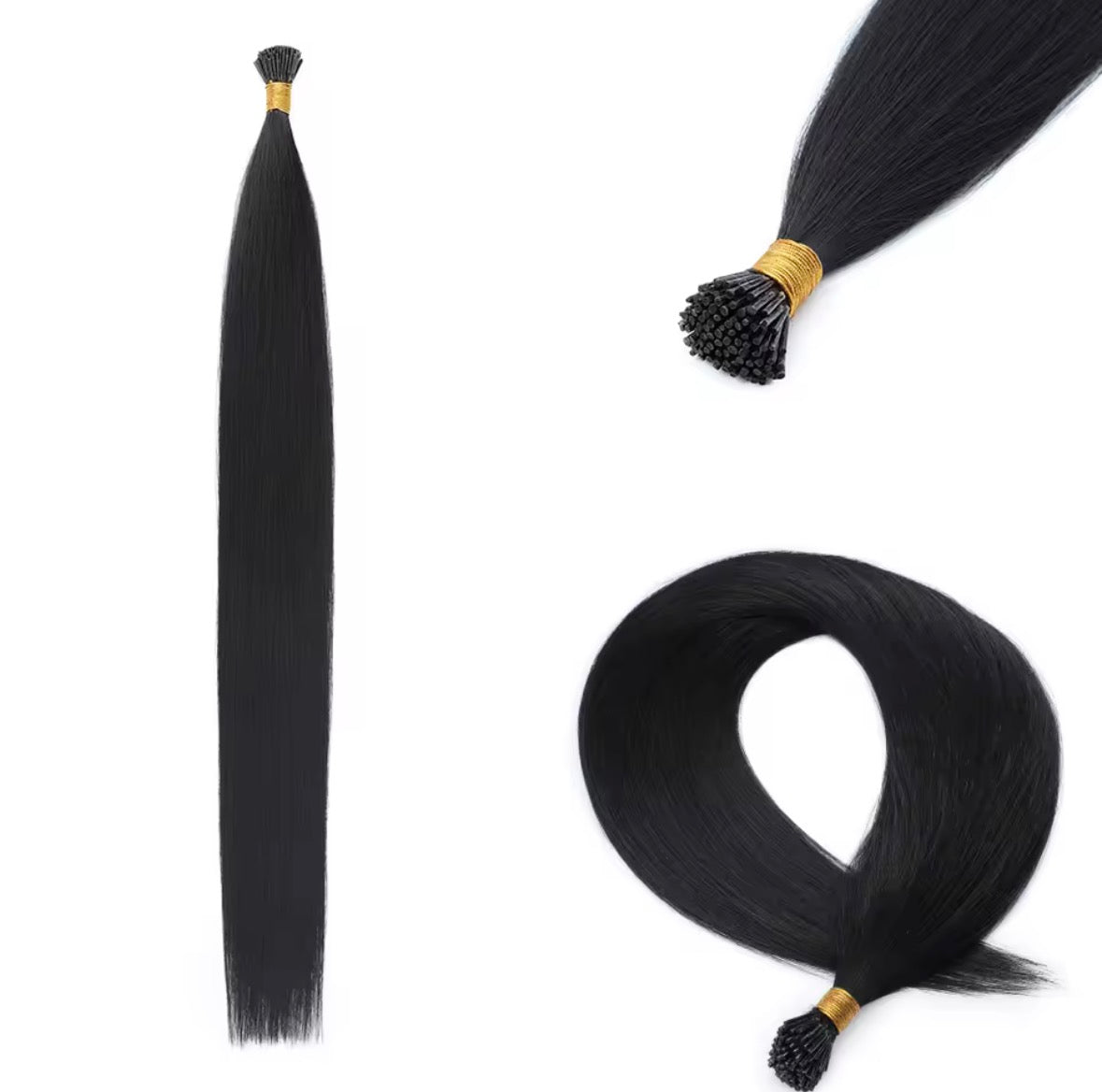 NEW ⭐️ PACK 100 EXTENSIONES DE PUNTO ADHESIVAS 66 CM Cabello PREMIUM🥇 Semi Natural