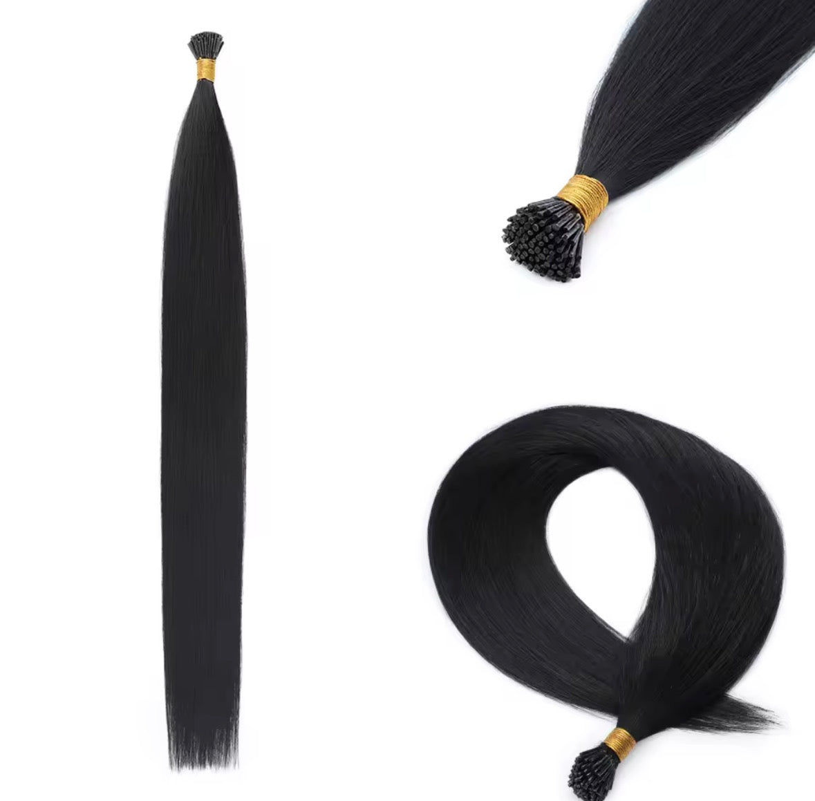 NEW ⭐️ PACK 100 EXTENSIONES DE PUNTO ADHESIVAS 66 CM Cabello PREMIUM🥇 Semi Natural