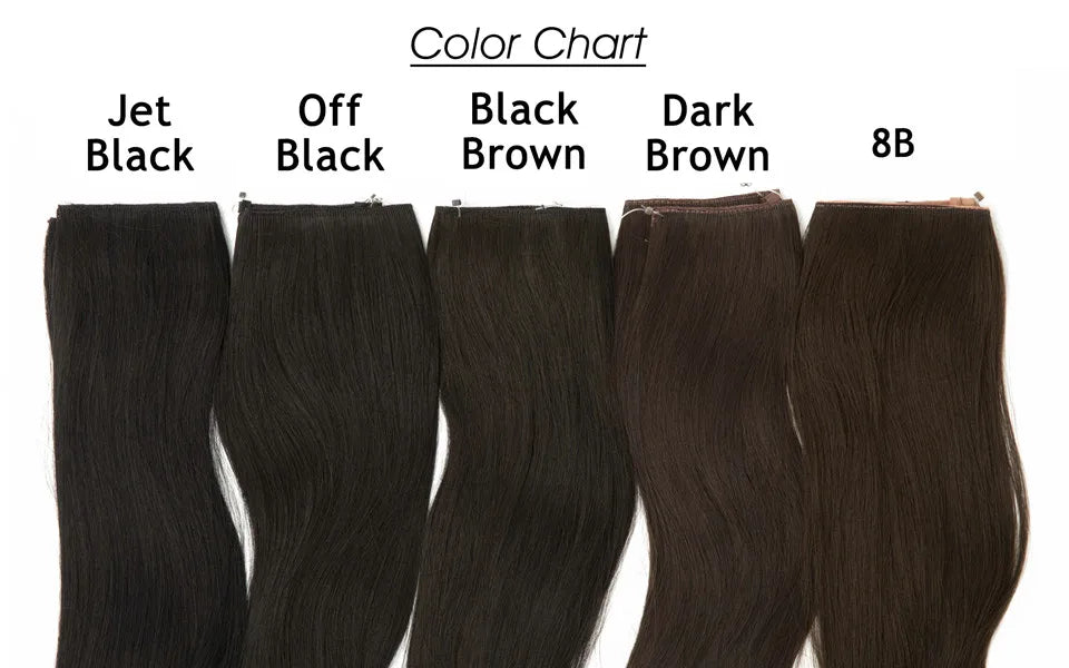 EXTENSIONES HILO INVISIBLE Balayage  Similar al Cabello Natural Premium🥇 55 cm largo Lisas