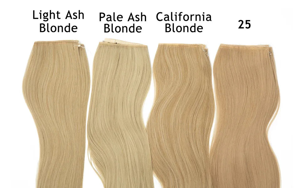EXTENSIONES HILO INVISIBLE Balayage  Similar al Cabello Natural Premium🥇 55 cm largo Lisas