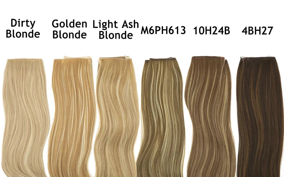 EXTENSIONES HILO INVISIBLE Balayage  Similar al Cabello Natural Premium🥇 55 cm largo Lisas