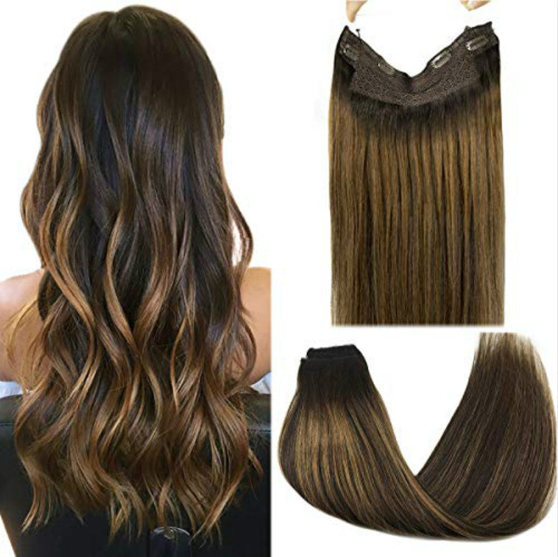 Extensiones de Cabello Natural 100% ©️ Balayage Hilo Invisible