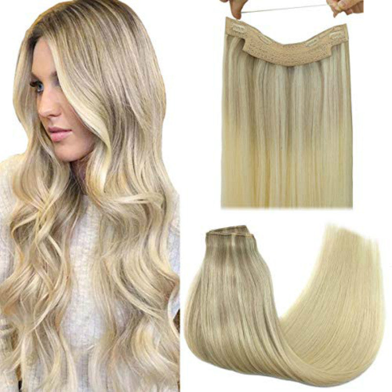 Extensiones de Cabello Natural 100% ©️ Balayage Hilo Invisible
