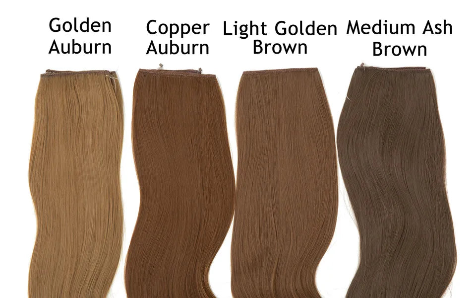 EXTENSIONES HILO INVISIBLE Balayage  Similar al Cabello Natural Premium🥇 55 cm largo Lisas