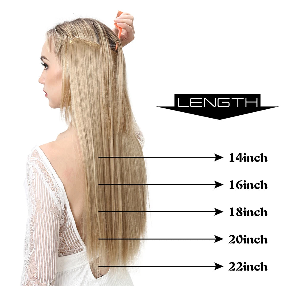 EXTENSIONES HILO INVISIBLE Balayage  Similar al Cabello Natural Premium🥇 55 cm largo Lisas