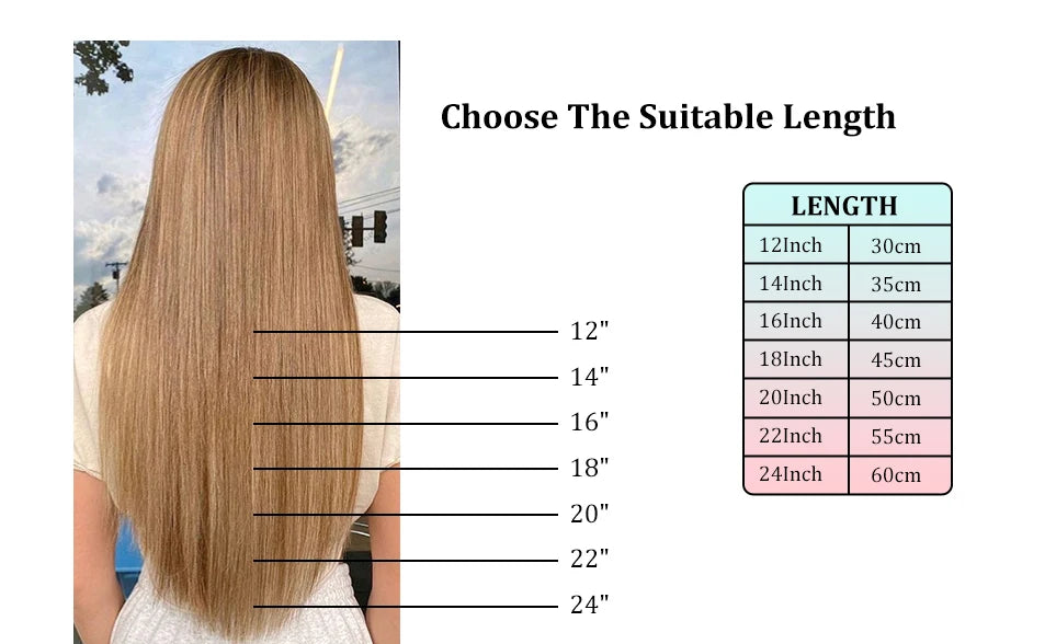 Extensiones de Cabello Natural 100% ©️ Balayage Hilo Invisible