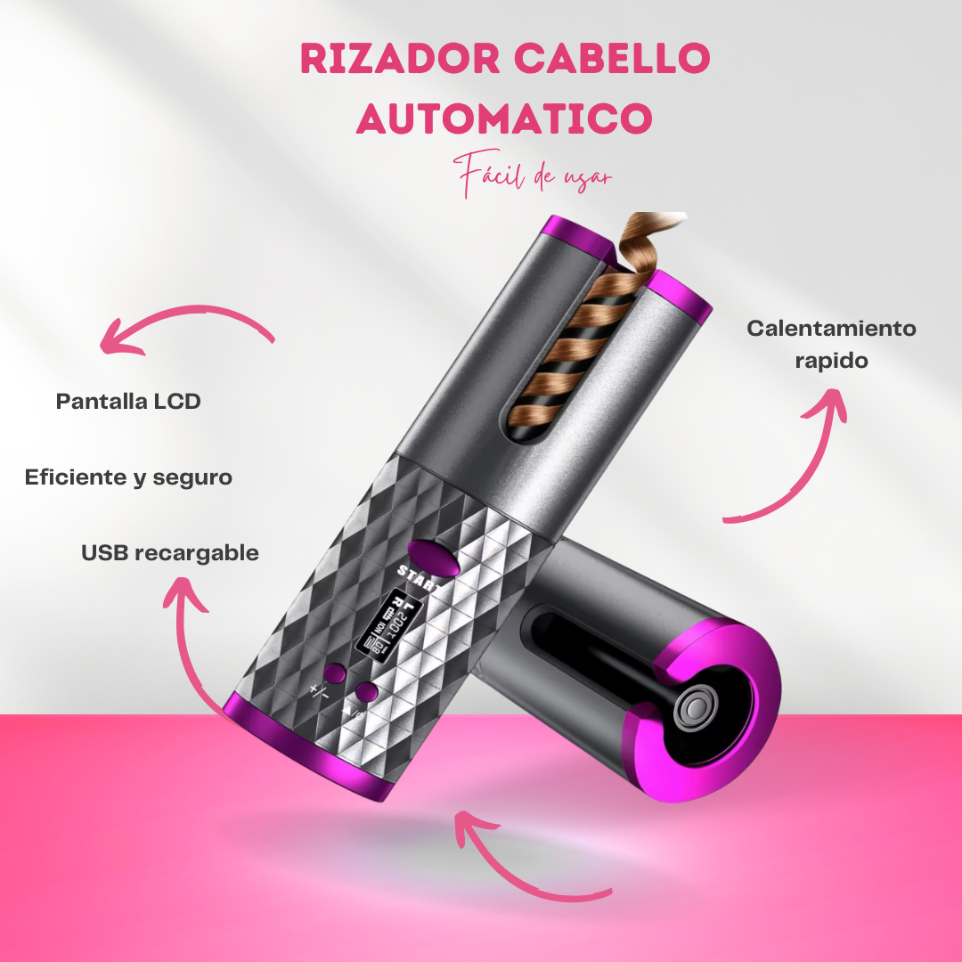 💗 RIZADOR DE PELO AUTOMATICO RECARGABLE 💗