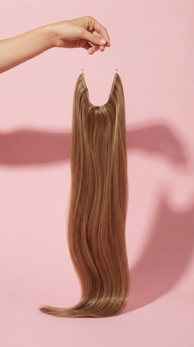 Extensiones HILO INVISIBLE©️ CABELLO NATURAL 100%  (70 CM)
