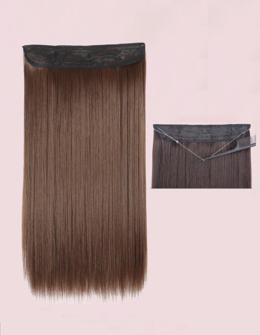 EXTENSIONES HILO INVISIBLE 80 cm Largo CABELLO 100% Similar al Cabello Natural 🥇