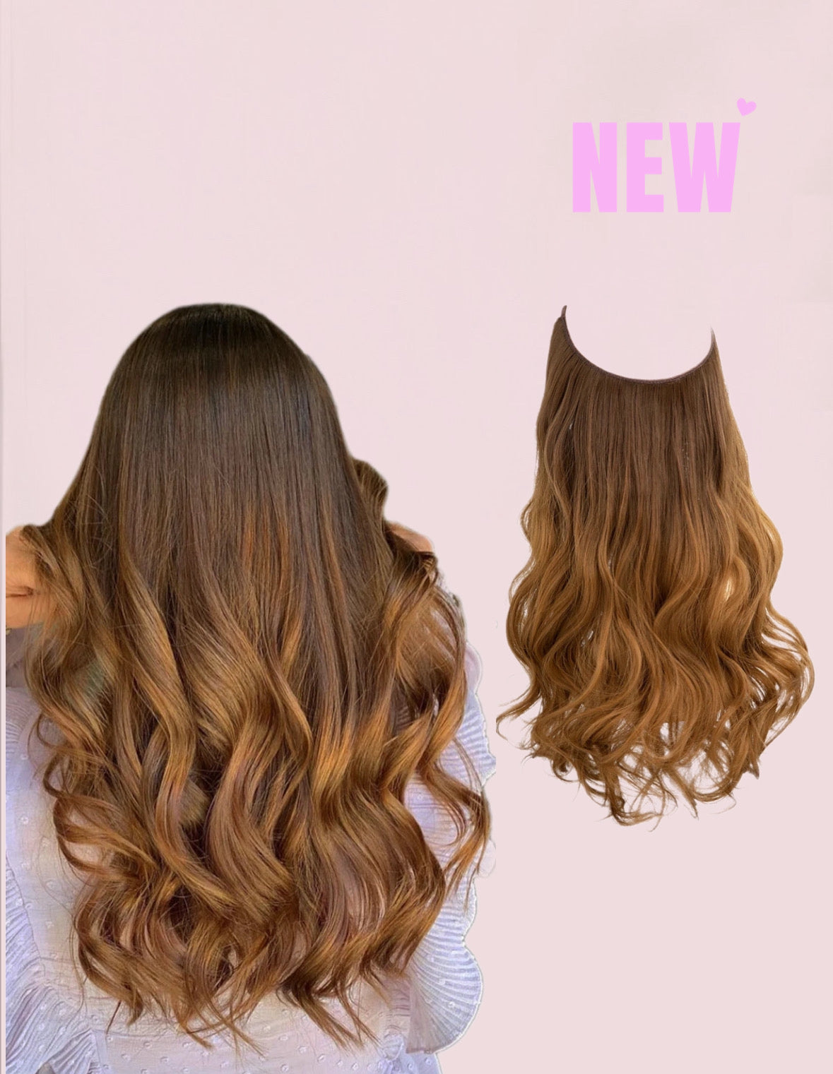Extensiones Cortina babylight Hilo Invisible 55 cm Largo (150gr) Cabello 100% Similar al Cabello Natural 🥇