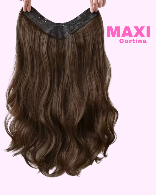 MAXI Cortina 70 cm Similar al Cabello Natural
