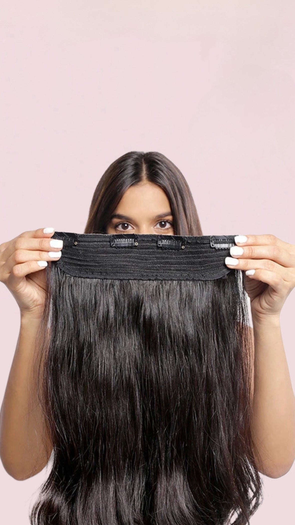 2X1 EXTENSIONES CORTINA 5 Clip 55 cm Cabello Orgánico