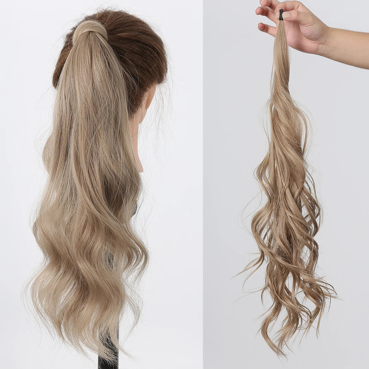 Coleta Balayage 66 cm largo Semi Natural 🥇