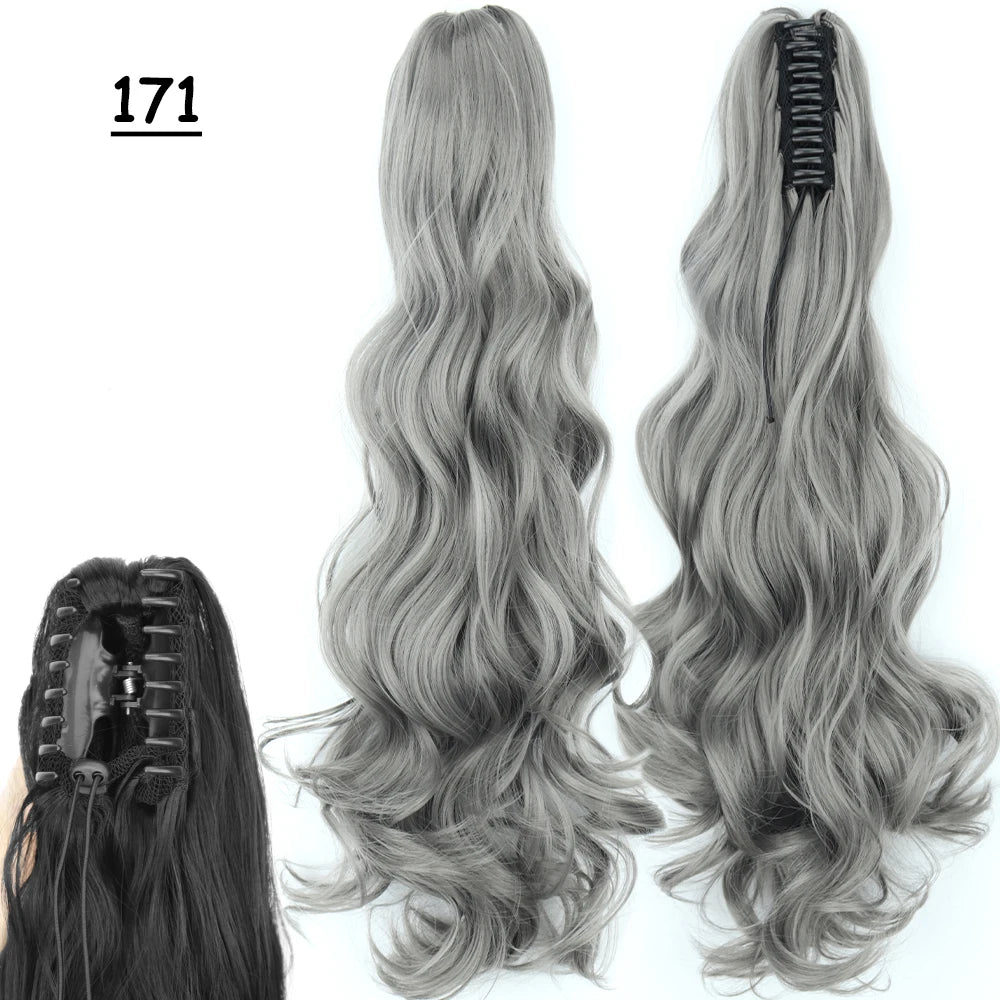 COLETA con Pinche 60 cm Largo CABELLO 100% Similar al Cabello Natural 🥇
