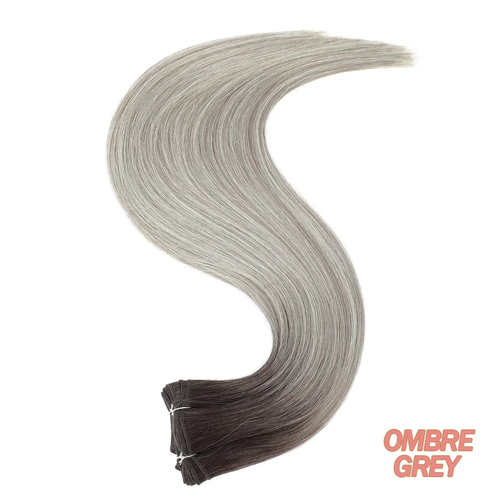 MAZO Extensiones de Cabello PREMIUM🥇 Similar al Natural Tonos Balayage Hasta 70 cm Largo
