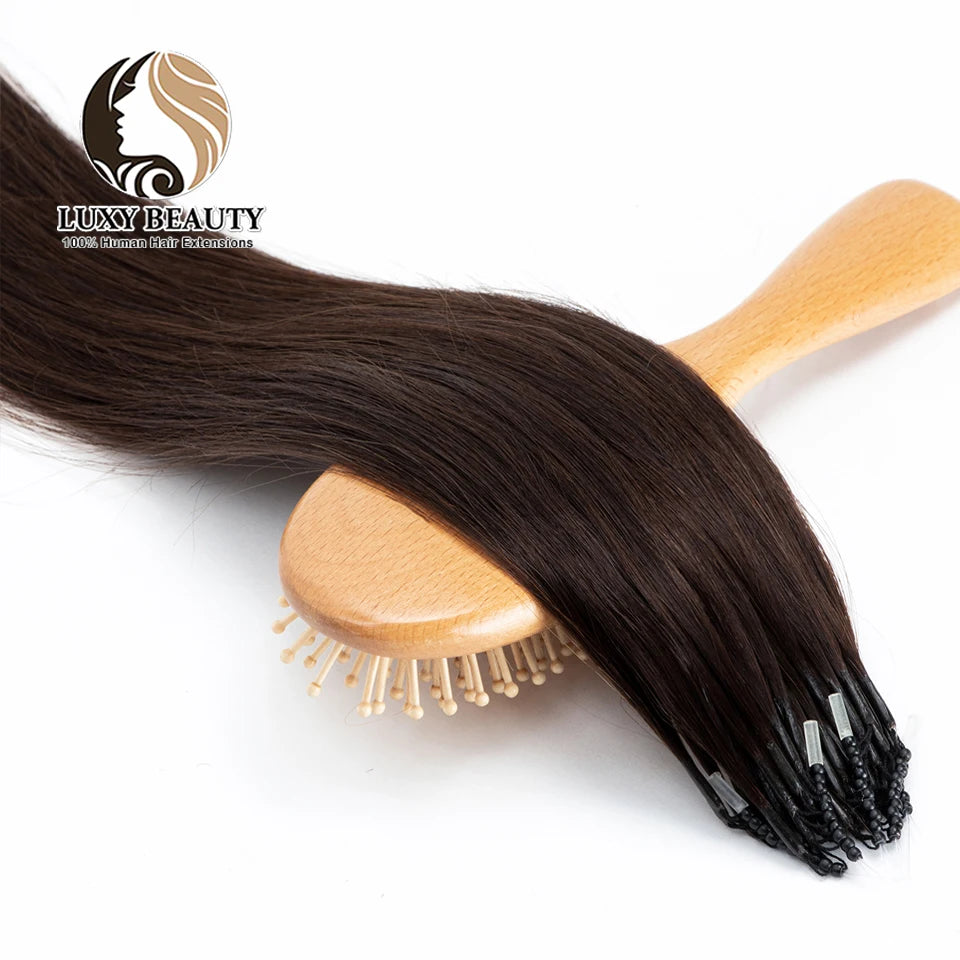 Extensiones de cabello 100% Natural©️ con microperlas 8D Pack 100 unidades
