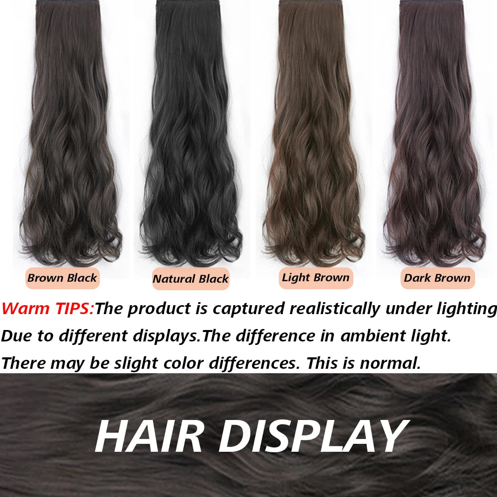 Extensiones de Cabello  Natural Organico  Tonos Cataños 3 Unidades de cortina