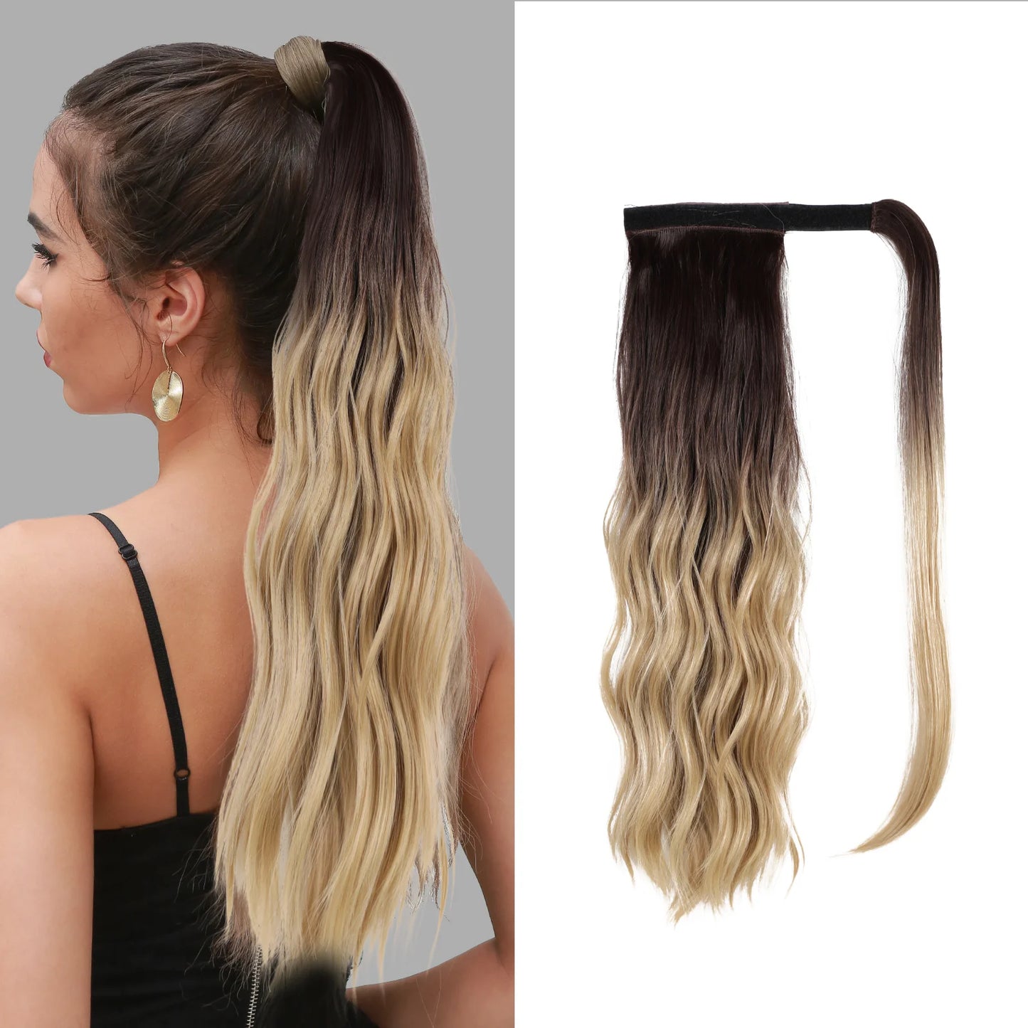 Coleta Balayage 66 cm largo Semi Natural 🥇