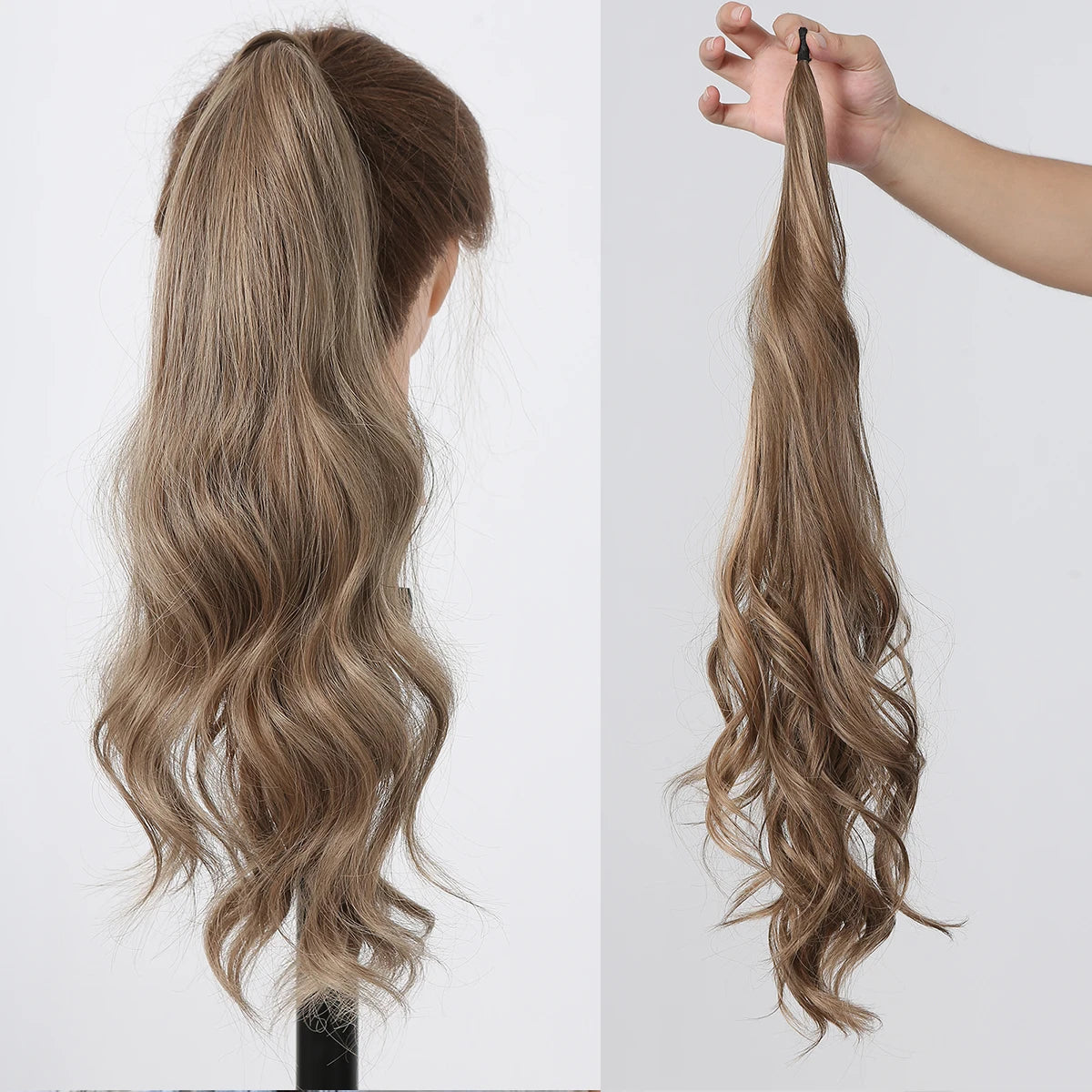 Coleta Balayage 66 cm largo Semi Natural 🥇