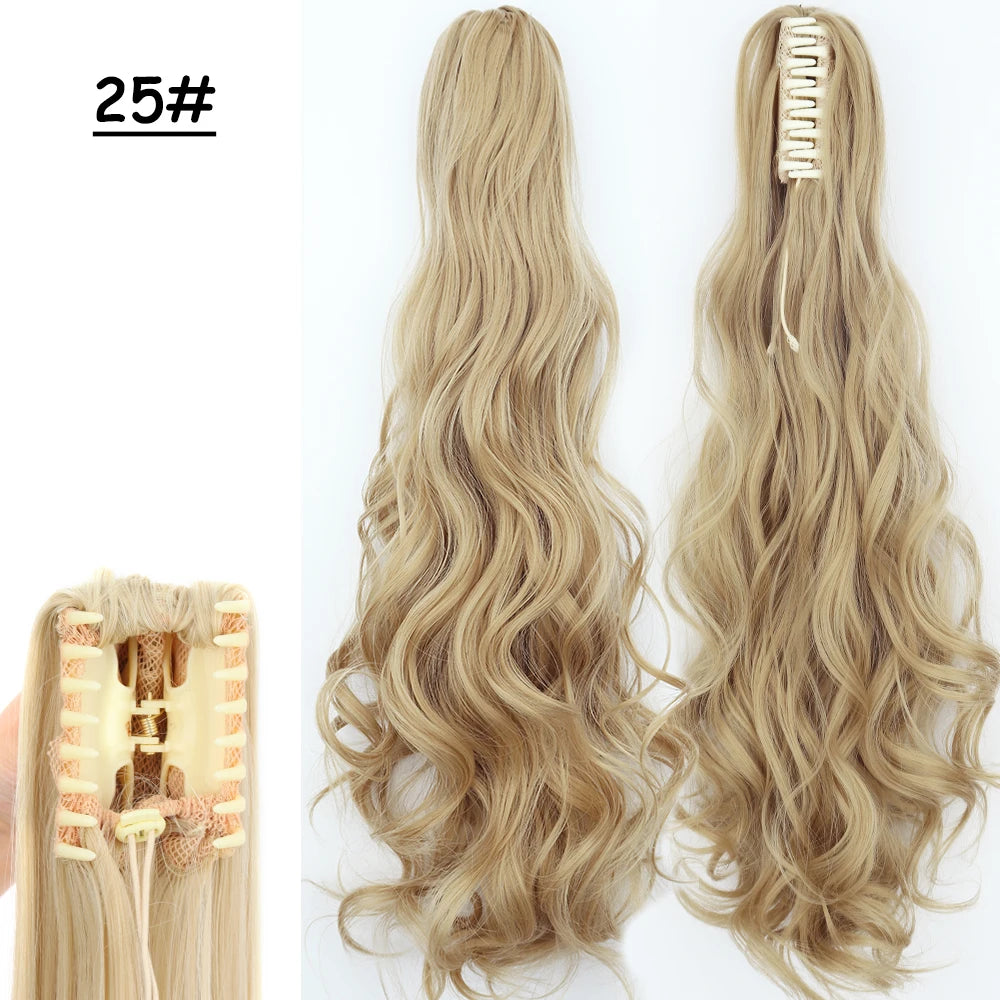 COLETA con Pinche 60 cm Largo CABELLO 100% Similar al Cabello Natural 🥇