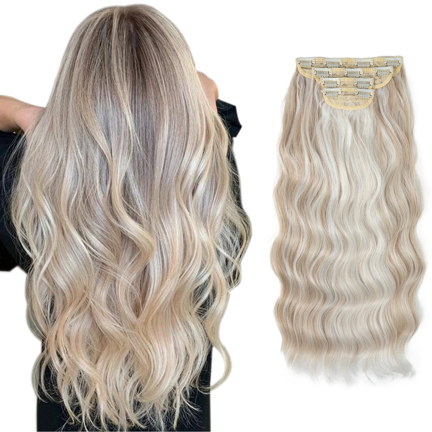 Pack 4 Cortinas Semi Natural🥇 55 cm BALAYAGE