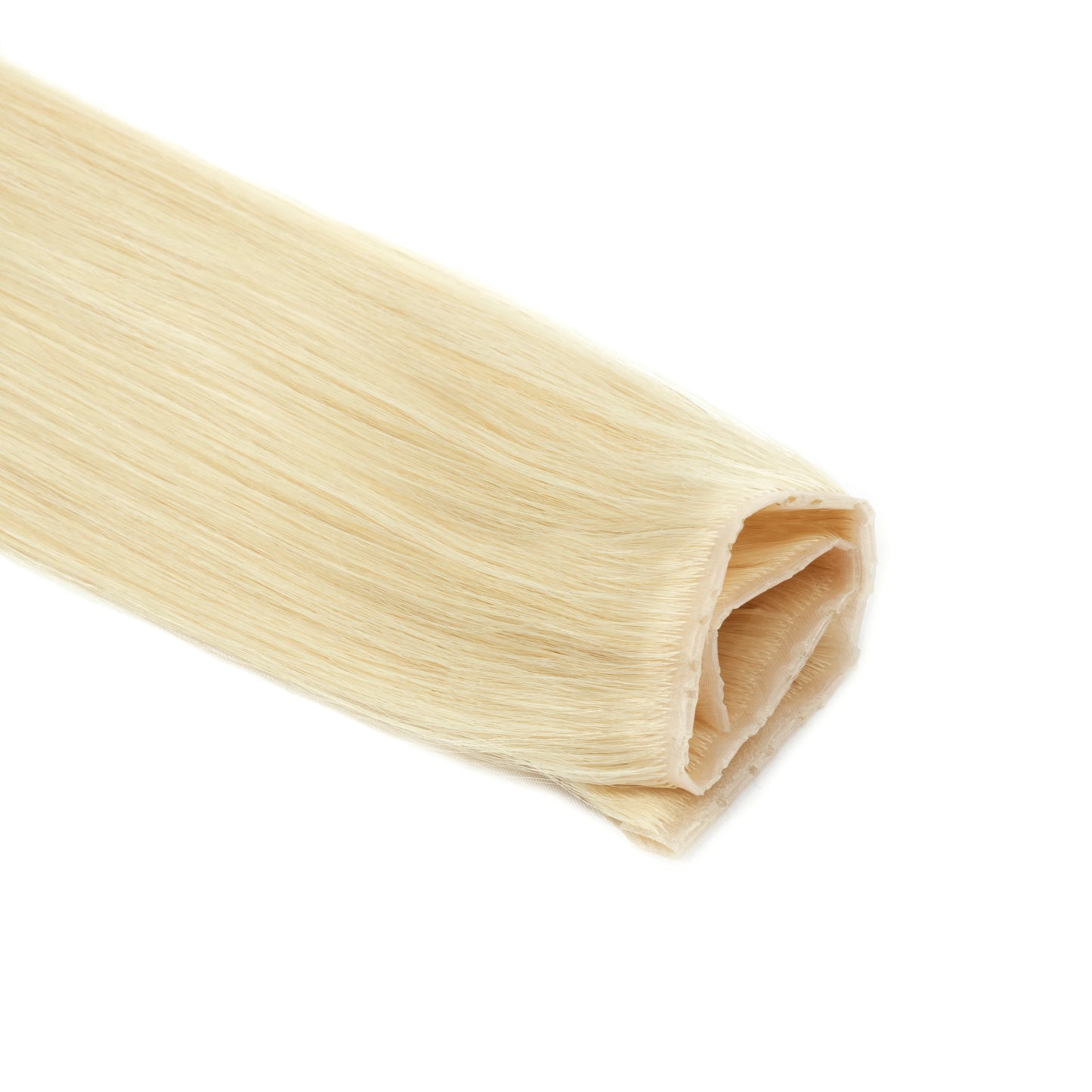 Extensiones de cabello Virgen 100% Natural con trama de mariposa  Invisible 60 cm largo