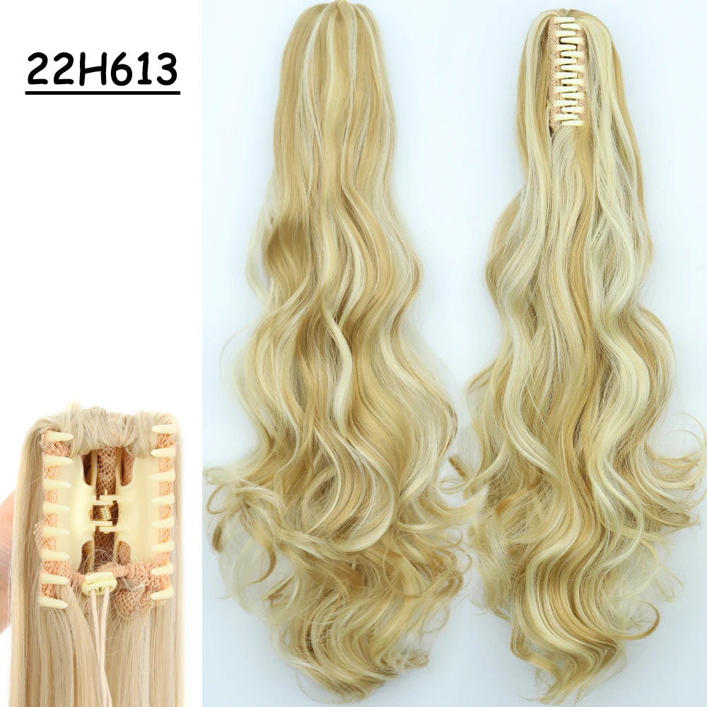 COLETA con Pinche 60 cm Largo CABELLO 100% Similar al Cabello Natural 🥇